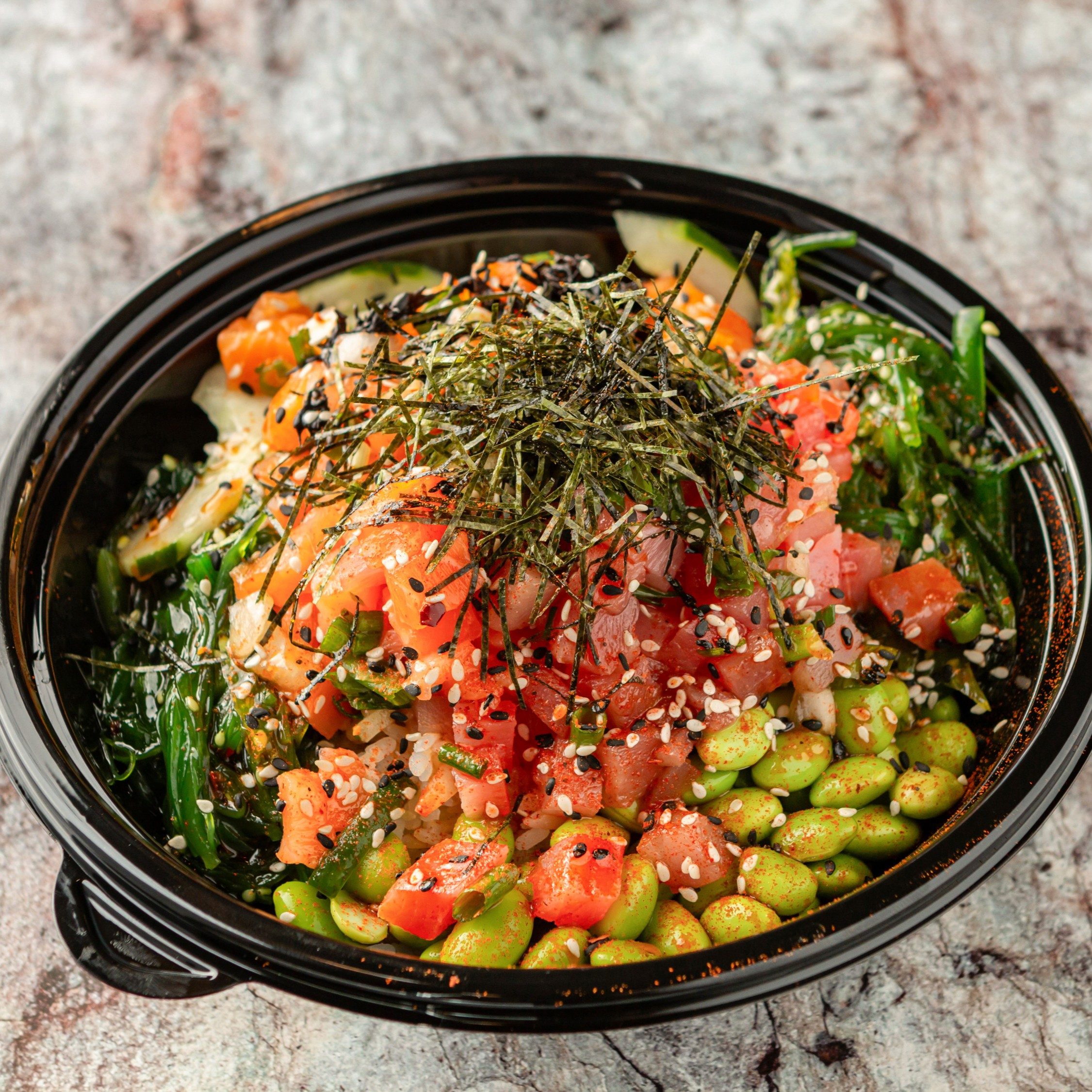 Spicy sesame bowl.