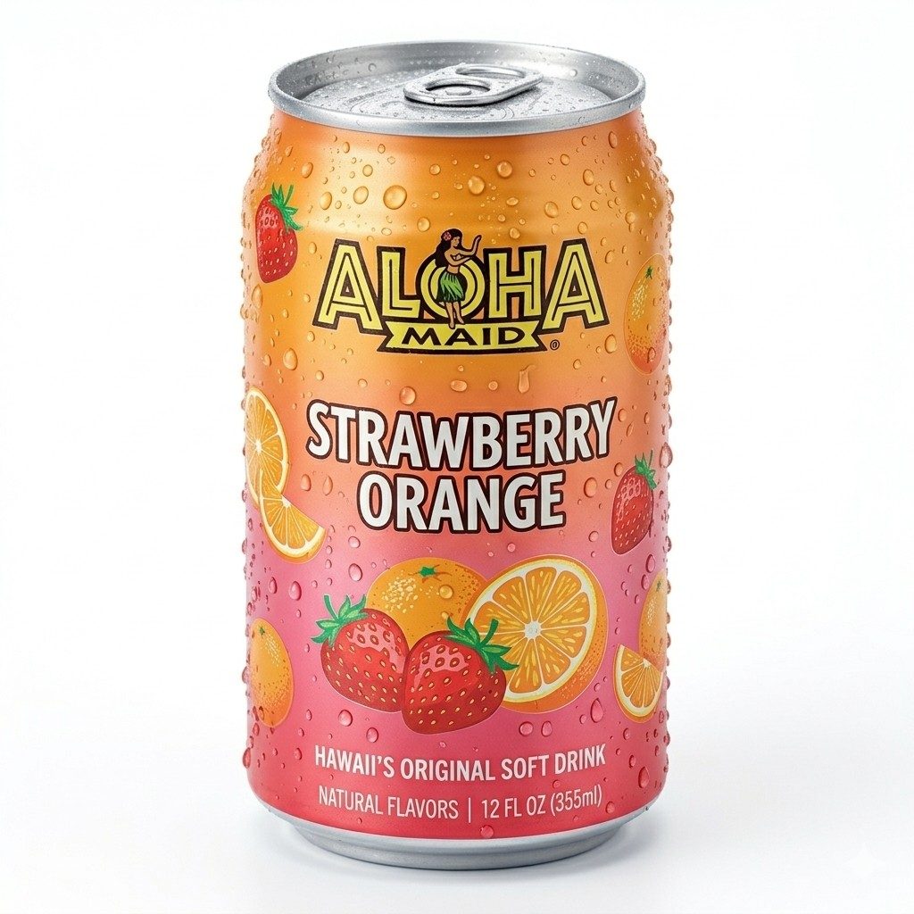ALOHA MAID STRAWBERRY ORANGE.